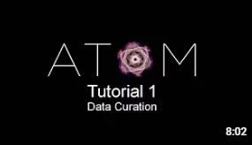Tutorial 1: Data Curation YouTube Video