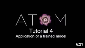 Tutorial 4: Application of a Trained Model